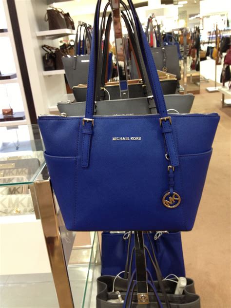 michael kors royal blue purses